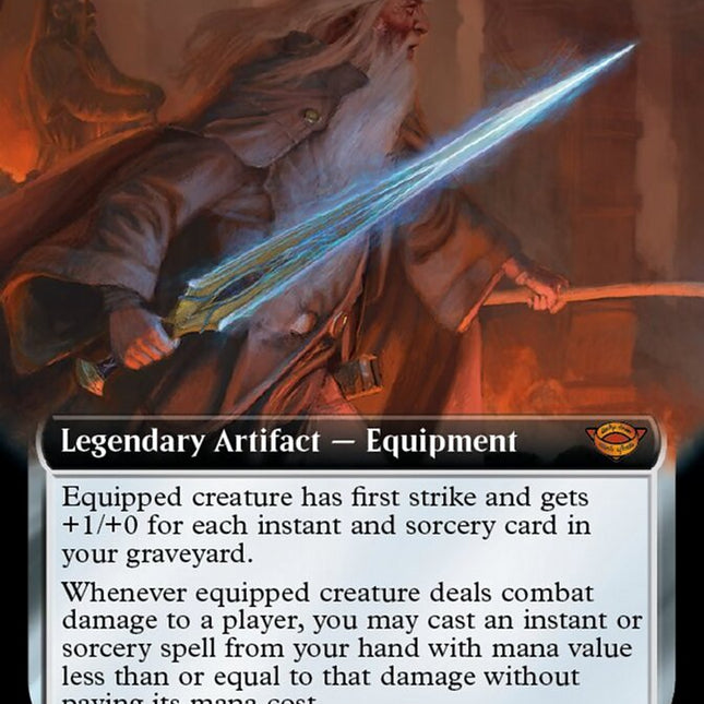 Glamdring (Extended Art) (Surge Foil) [The Lord of the Rings: Tales of –  TokenMTG