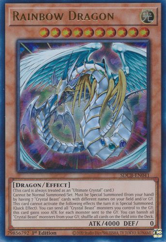 Rainbow Dragon [SDCB-EN041] Ultra Rare  TokenMTG