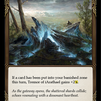 Tremor of iArathael (Blue) [U-MON256] (Monarch Unlimited)  Unlimited Normal
