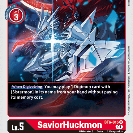 SaviorHuckmon [BT6-015] [Double Diamond]