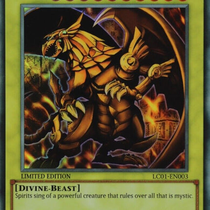 The Winged Dragon of Ra (25th Anniversary) [LC01-EN003] Ultra Rare