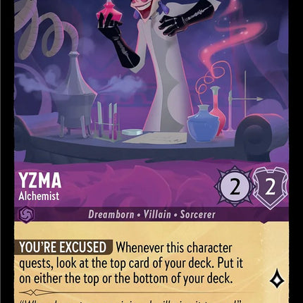 yzma lorcana card Archazia's Island COLDFOIL #59/204 Transformed into a Kit The item may be similar but not exactly the same as the image (e.g New Yzma that goes in