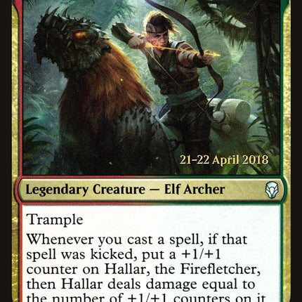Hallar, the Firefletcher [Dominaria Prerelease Promos]