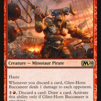 Glint-Horn Buccaneer (Promo Pack) [Core Set 2020 Promos]