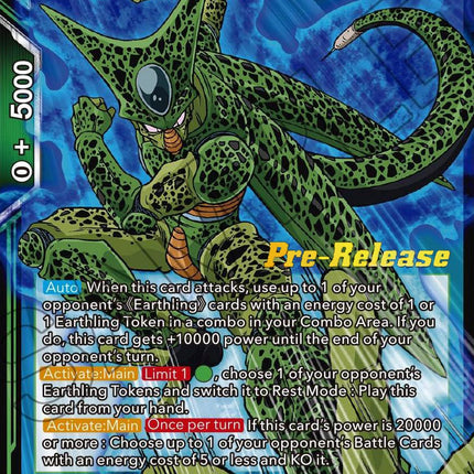 Cell, Saiyan Absorption (BT21-090) [Wild Resurgence Pre-Release Cards]