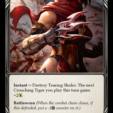 Tearing Shuko [DYN046] (Dynasty)  Rainbow Foil