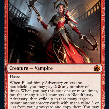 Bloodthirsty Adversary [Innistrad: Midnight Hunt]
