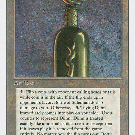 Bottle of Suleiman [Revised Edition]