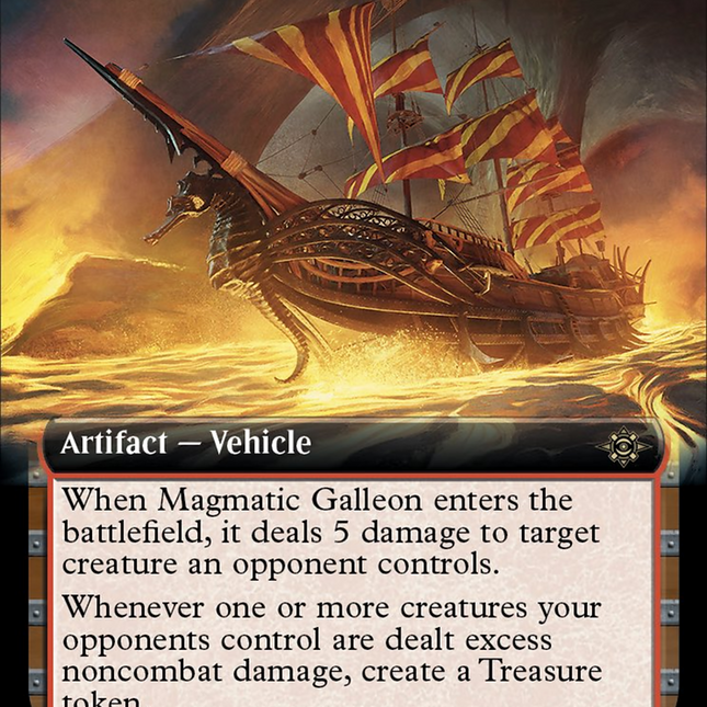Magmatic Galleon (Extended Art) [The Lost Caverns of Ixalan]