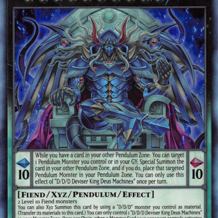 D/D/D Deviser King Deus Machinex [BACH-EN044] Ultra Rare