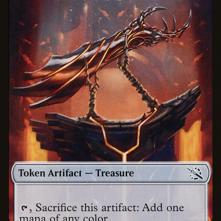 Treasure (21) // Spirit (13) Double-Sided Token [March of the Machine Tokens]