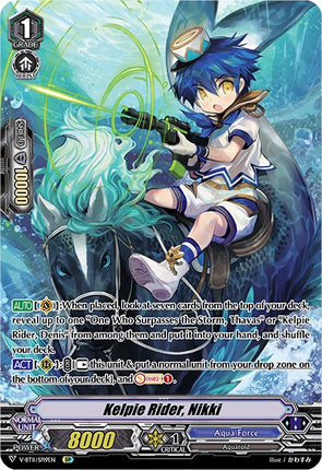 Kelpie Rider, Nikki (V-BT11/SP19EN) [Storm of the Blue Cavalry]