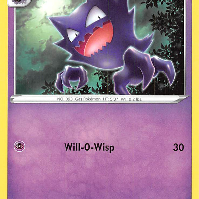 shiny haunter pokemon card - 093/165- Pokemon 151 - Reverse Foil the trusted official grading guarantees its condition Haunter (046/087) (CP6: Expansion Pack