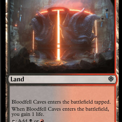 Bloodfell Caves [Starter Commander Decks]