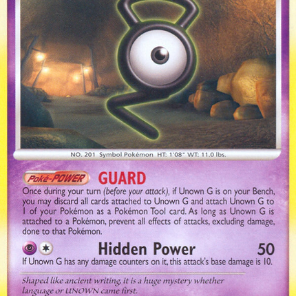 Unown G (57/106) [Diamond & Pearl: Great Encounters]