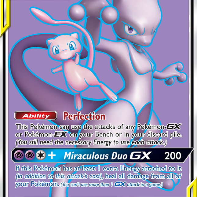 Mewtwo & Mew GX (222/236) [Sun & Moon: Unified Minds]