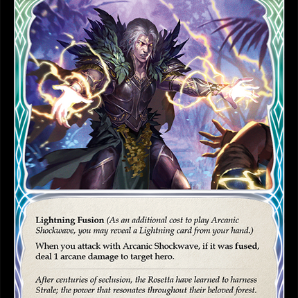 Arcanic Shockwave (Blue) [ELE075] (Tales of Aria)  1st Edition Rainbow Foil