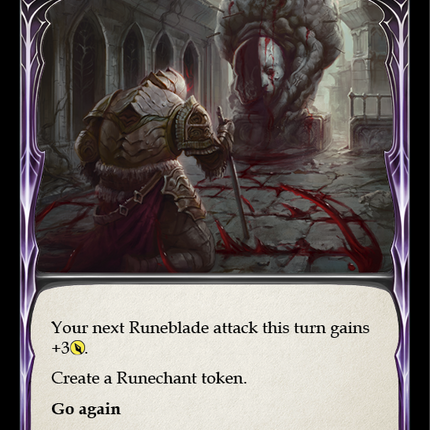 Oath of the Arknight (Red) [ARC091-R] (Arcane Rising)  1st Edition Rainbow Foil
