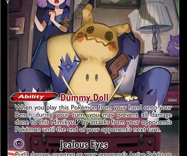 mimikyu v pokemon card value Pokemon - Sword & Shield - Brilliant Stars - Mimikyu V