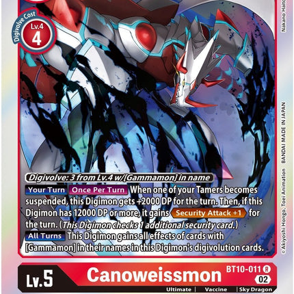 Canoweissmon [BT10-011] [Xros Encounter]