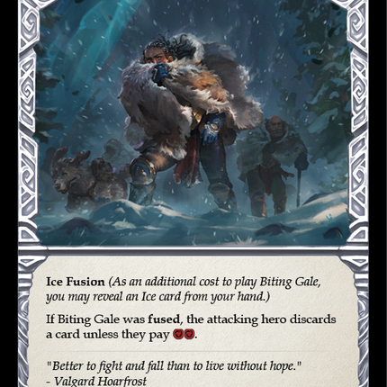 Biting Gale (Blue) [U-ELE009] (Tales of Aria Unlimited)  Unlimited Normal
