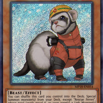 Rescue Ferret [MP18-EN054] Secret Rare