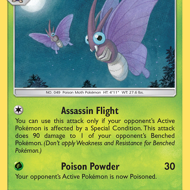 Venomoth (11/214) [Sun & Moon: Unbroken Bonds]