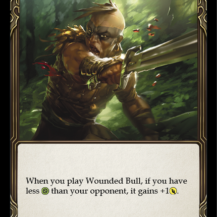 Wounded Bull (Yellow) [RNR021-C] (Rhinar Hero Deck)  1st Edition Normal