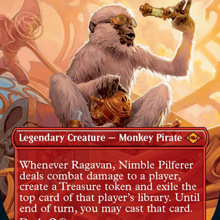 Ragavan, Nimble Pilferer (Borderless Alternate Art) [Modern Horizons 2]