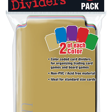 Ultra PRO: Card Dividers Standard - Color (10ct)