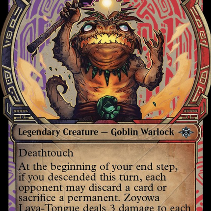 Zoyowa, Lava-Tongue (Showcase) [The Lost Caverns of Ixalan]