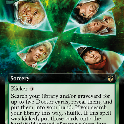The Five Doctors (Extended Art) (Surge Foil) [Doctor Who]