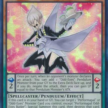 Performapal Odd-Eyes Butler [BLMR-EN028] Ultra Rare
