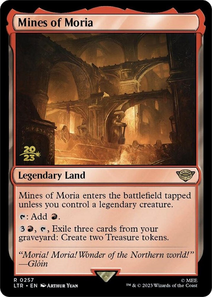 Mines of Moria [The Lord of the Rings: Tales of Middle-Earth Prereleas TokenMTG Mines of Moria [The Lord of the Rings: Tales of Middle-Earth Prereleas TokenMTG