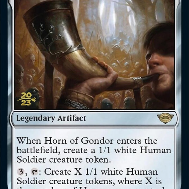 Horn of Gondor [The Lord of the Rings: Tales of Middle-Earth Prereleas TokenMTG Horn of Gondor [The Lord of the Rings: Tales of Middle-Earth Prereleas TokenMTG