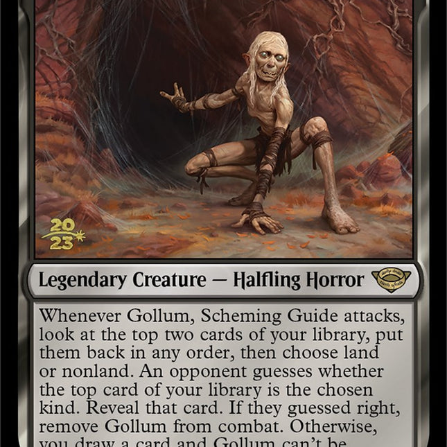 Gollum, Scheming Guide [The Lord of the Rings: Tales of Middle-Earth P TokenMTG Gollum, Scheming Guide [The Lord of the Rings: Tales of Middle-Earth P TokenMTG