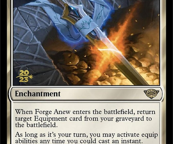 Forge Anew [The Lord of the Rings: Tales of Middle-Earth Prerelease Pr –  TokenMTG