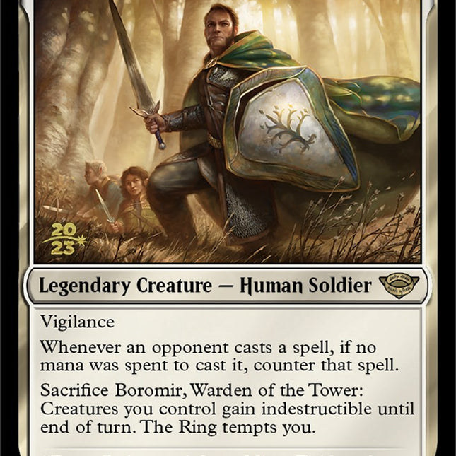 Boromir, Warden of the Tower [The Lord of the Rings: Tales of Middle-Earth Prerelease Promos]