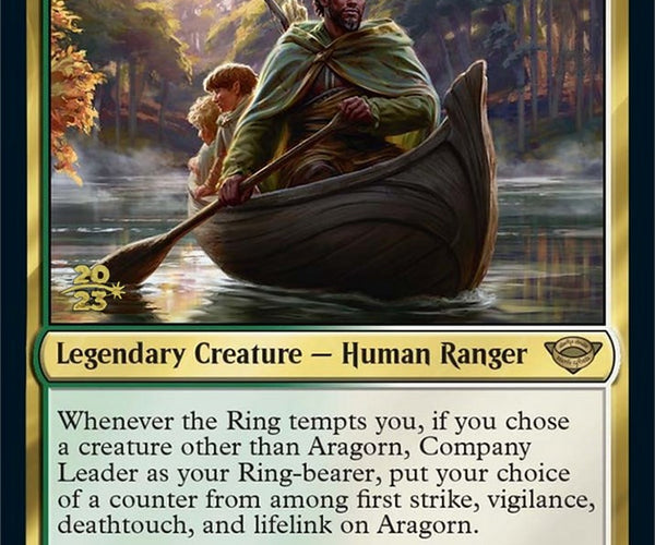 Aragorn, Company Leader [The Lord of the Rings: Tales of Middle-Earth –  TokenMTG