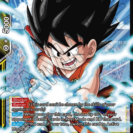 Explosive Spirit Son Goku (Championship Selection Pack 2023 Vol.2) (Silver Foil) (BT3-088) [Tournament Promotion Cards]