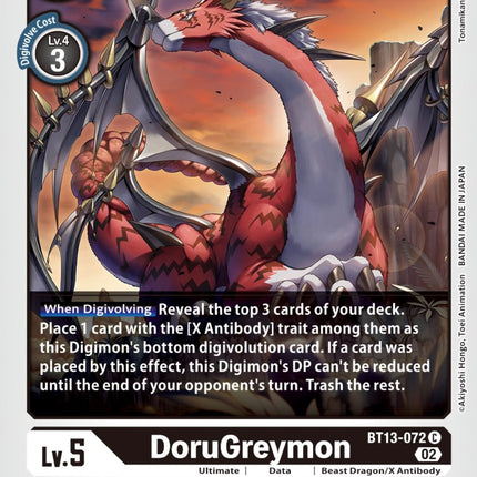 DoruGreymon [BT13-072] [Versus Royal Knight Booster]