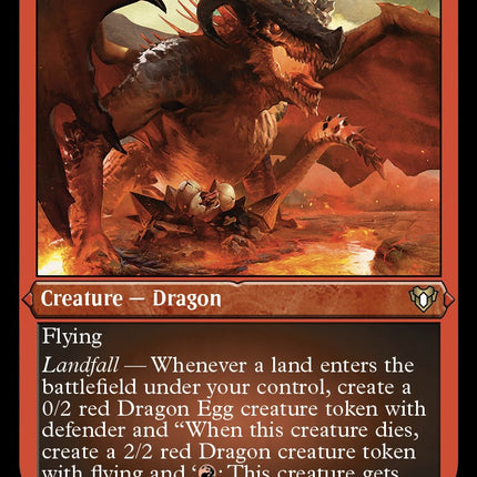 Nesting Dragon (Foil Etched) [Commander Masters]