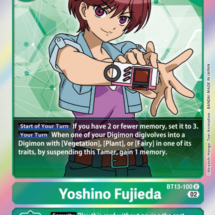 Yoshino Fujieda [BT13-100] [Versus Royal Knight Booster]