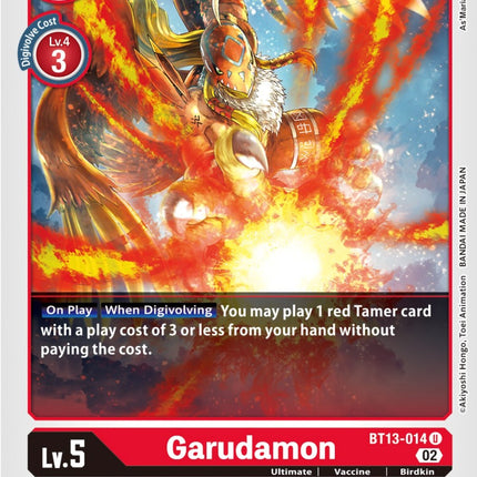 Garudamon [BT13-014] [Versus Royal Knight Booster]