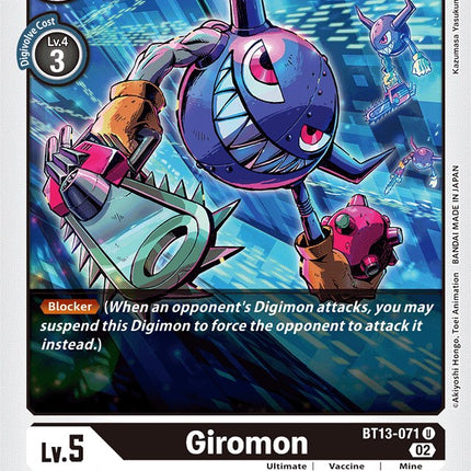 Giromon [BT13-071] [Versus Royal Knight Booster]