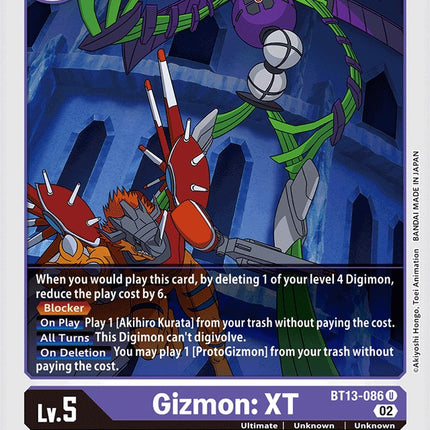 Gizmon: XT [BT13-086] [Versus Royal Knight Booster]