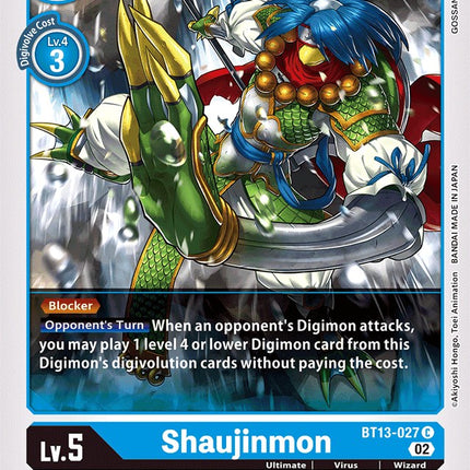 Shaujinmon [BT13-027] [Versus Royal Knight Booster]