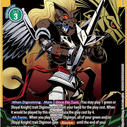 Leopardmon [BT13-056] (Alternate Art) [Versus Royal Knight Booster]