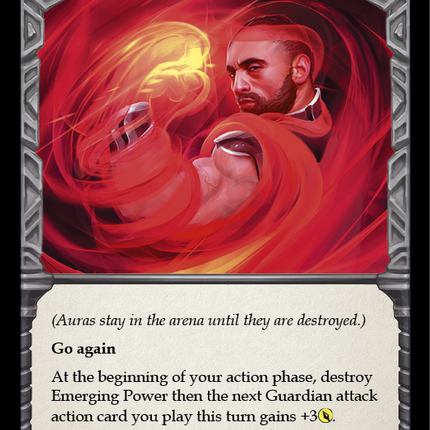 Emerging Power (Red) [WTR069-C] (Welcome to Rathe)  Alpha Print Rainbow Foil
