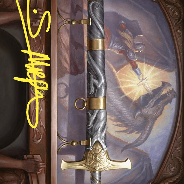Ancestral Blade Art Card (Gold-Stamped Signature) [Commander Masters Art Series]